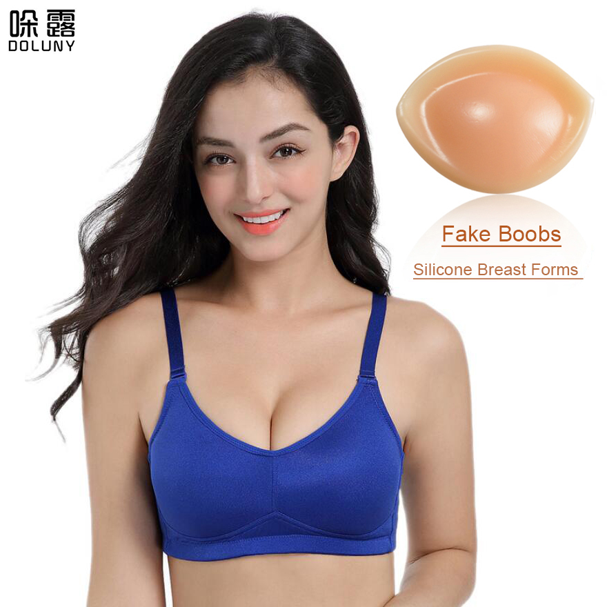 Mastectomy Bra Pocket - Силиконовые формы для груди и синий