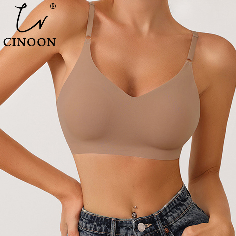Sleep Bra Bralette - CINOON Бесшовные бюстгальтеры для женщин, нижнее