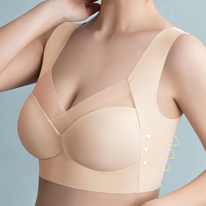 T Shirt Bra Seamless - Женские кружевные спортивные бюстгальтеры больших размеров,