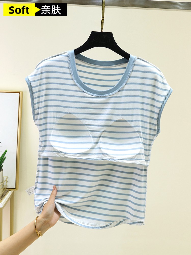 Модальный топ с круглым вырезо – обзор и цена T Shirt Bra Seamless