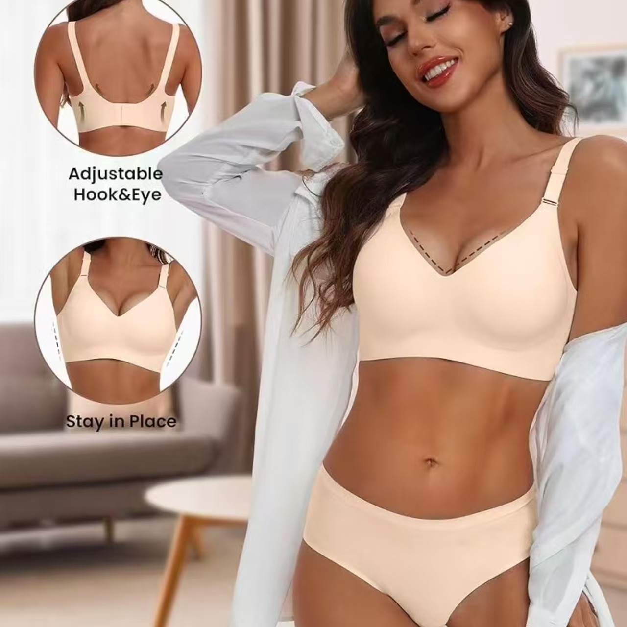 Женский беспроводной бюстгальт – обзор и цена T Shirt Bra Seamless