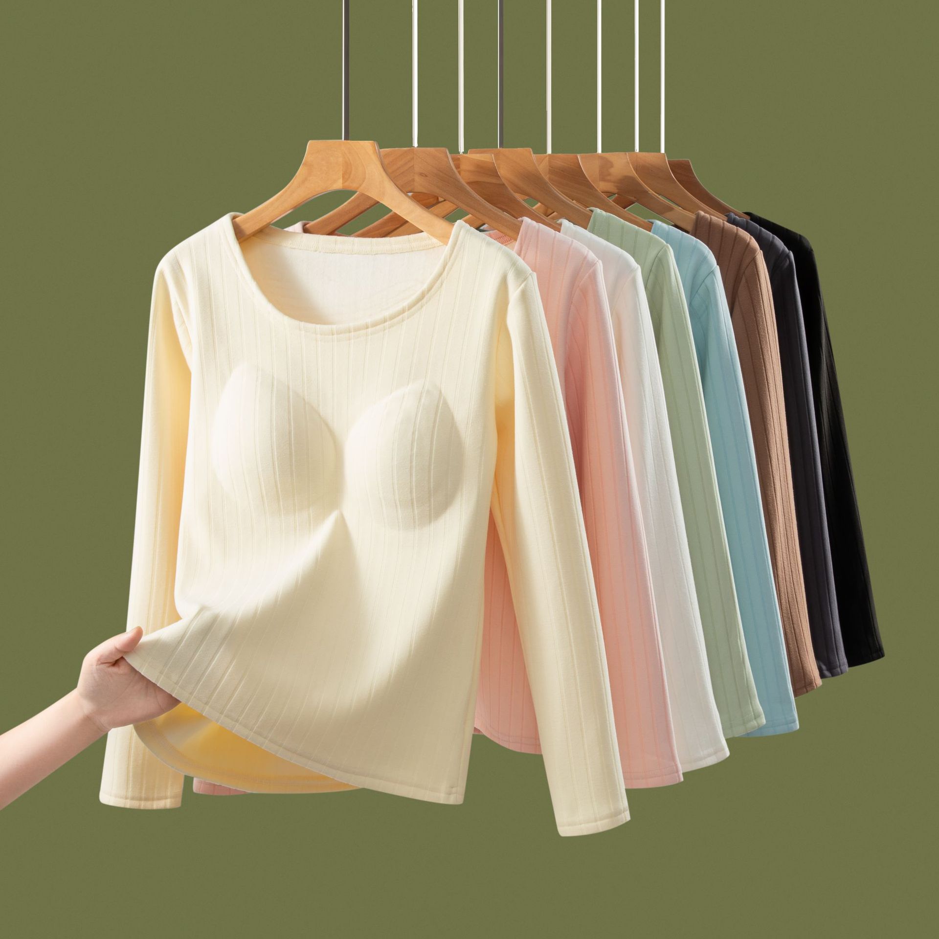 Осенне-зимний топ с длинными р – обзор и цена T Shirt Bra Seamless