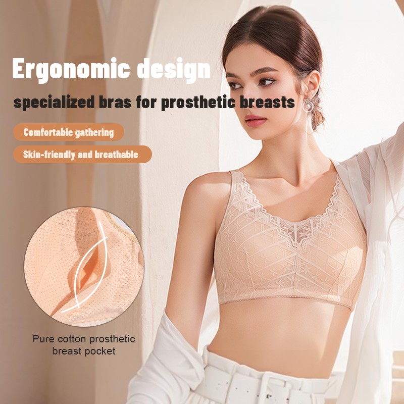 Сильная воздухопроницаемость,  – обзор и цена Mastectomy Bra Pocket